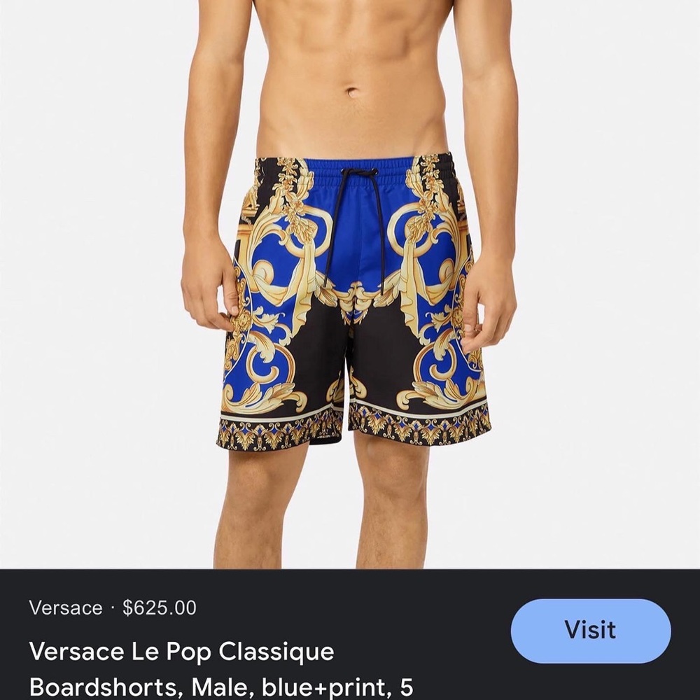 Versace swimming trunks